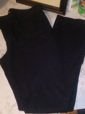 a.n.a Black Pants with Logo Waistband